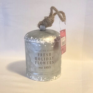 St Nicholas Square Happy Hollydays Fresh Holiday Flowers Bell Kohl's Ornament